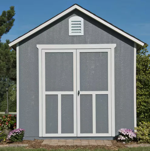 Wood Storage Shed Gable Roof 8x10 Outdoor Kit