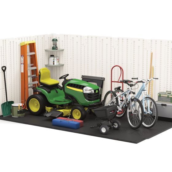 Resin Outdoor Storage Shed With Floor 8x10