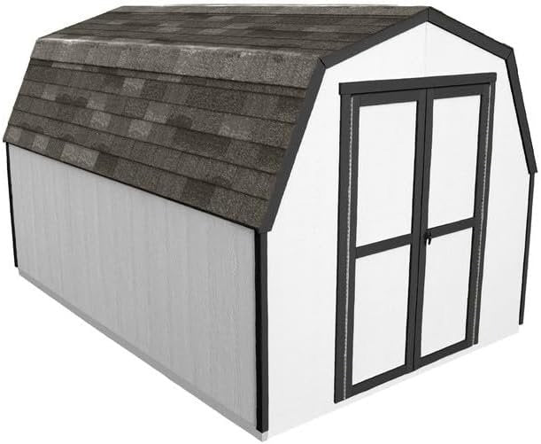 Outdoor Storage Shed With Floor 8x12 Heavy Duty