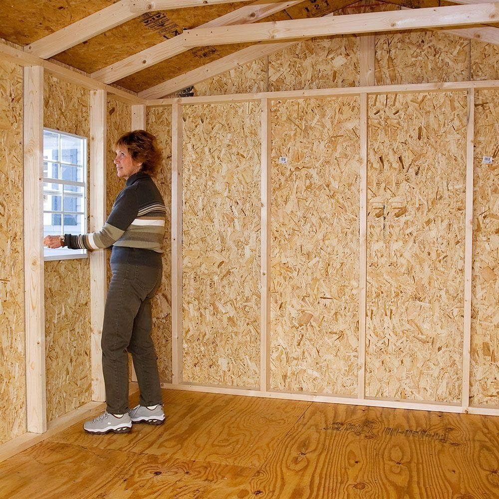 Wood Storage Shed Kit Cottage Style 10x12 With Floor