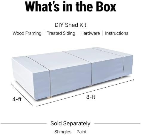 Wood Storage Shed DIY 10x12 Without Floor
