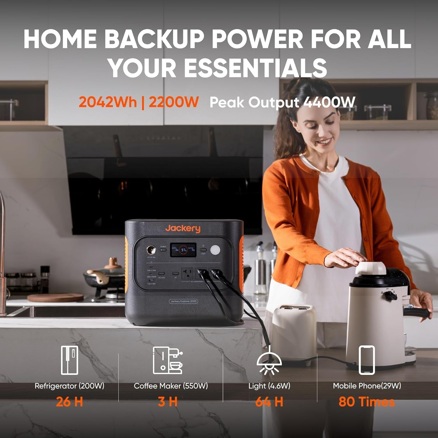 E2000 V2 Portable Power Station 2042Wh