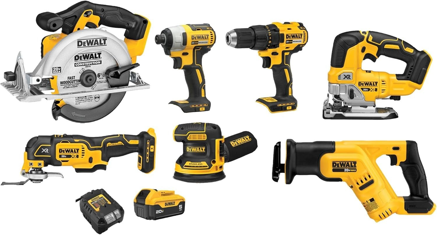 DEWALT DCK751P1 20V MAX 7 Tool Combo Kit