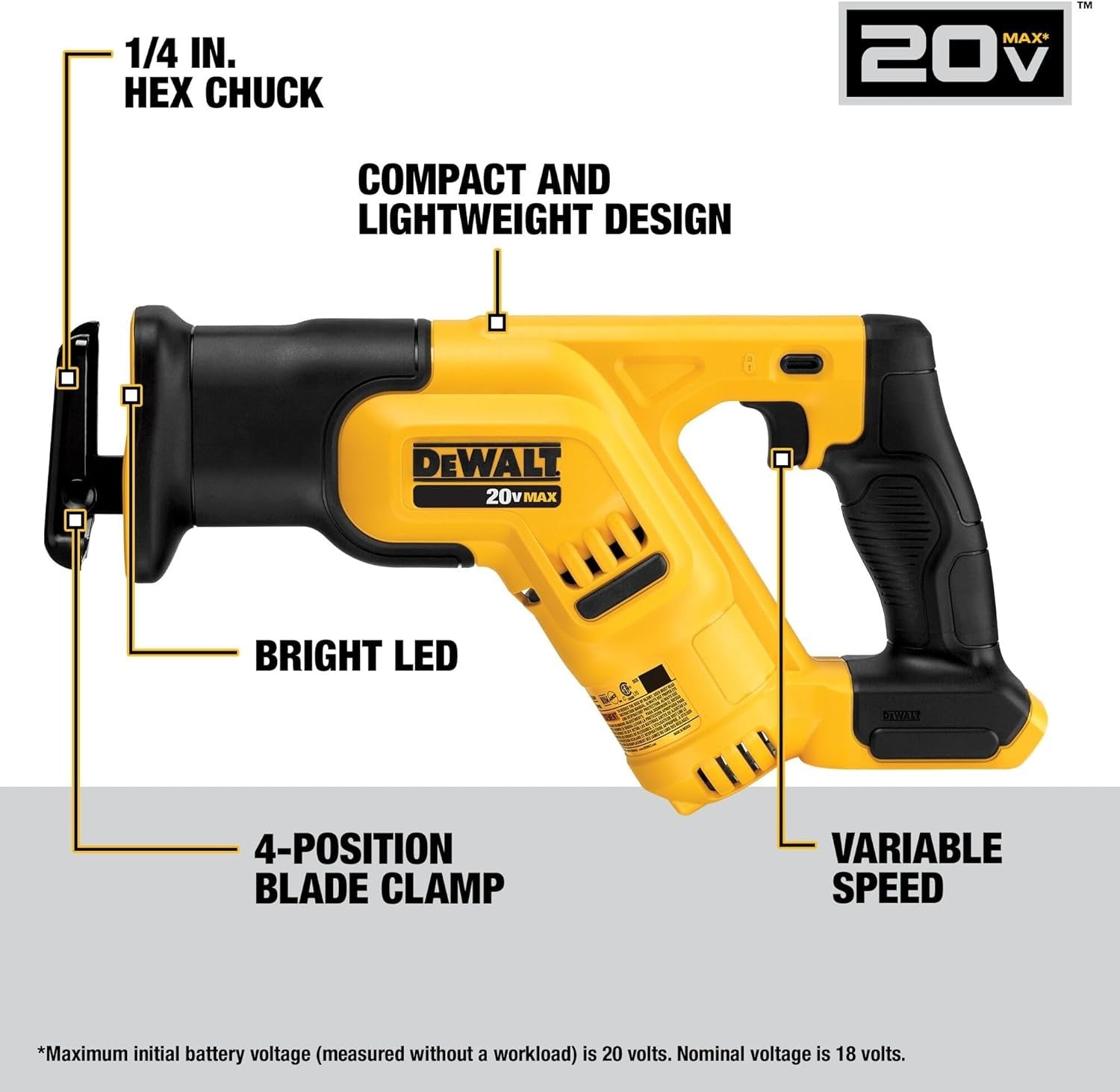 DEWALT DCK751P1 20V MAX 7 Tool Combo Kit