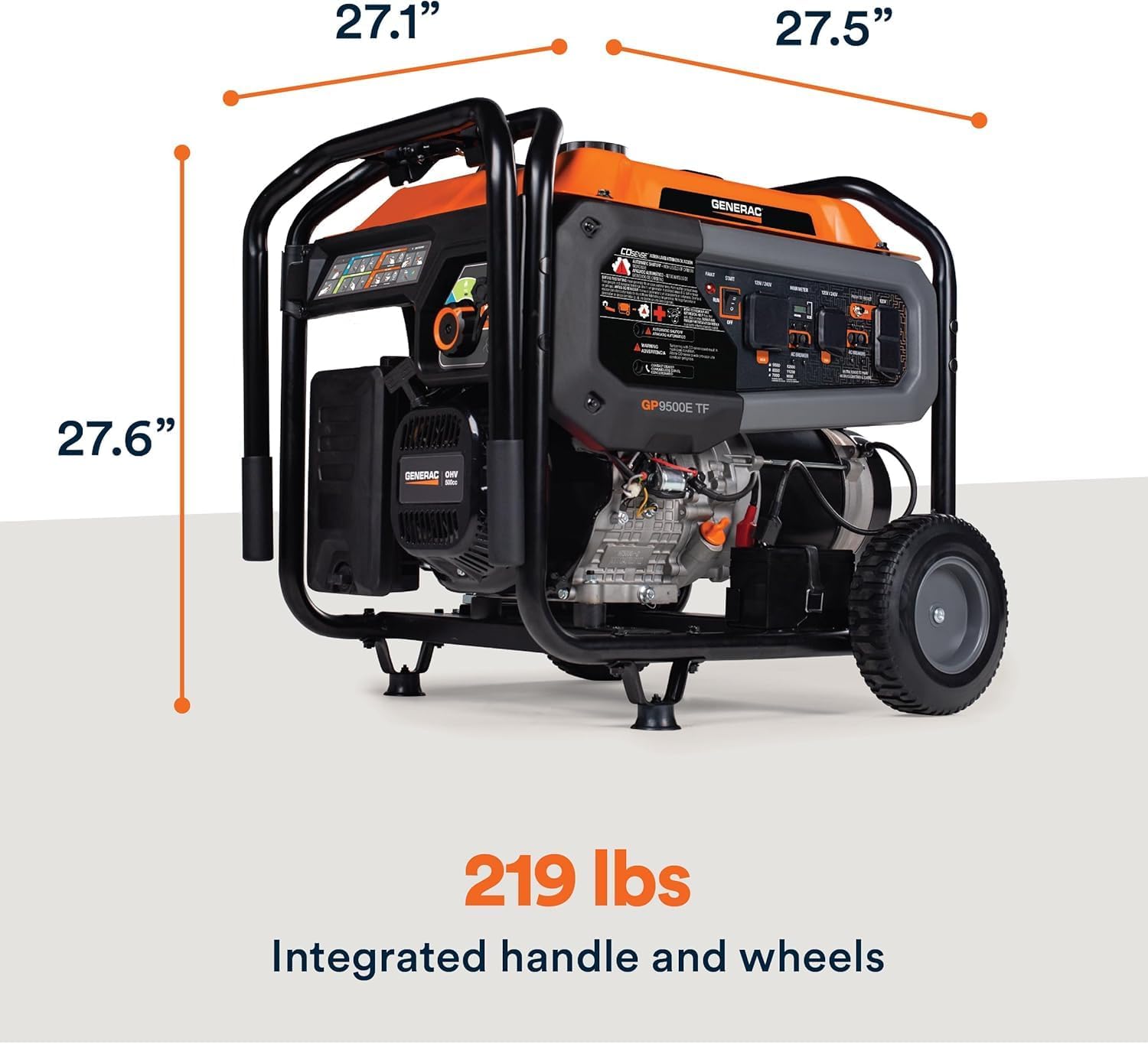 Tri Fuel Backup Power Generator
