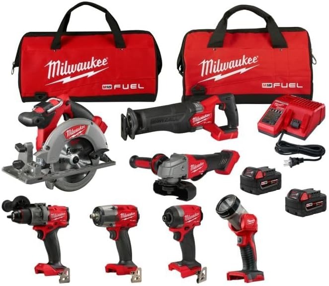 Milwaukee M18 FUEL 18V Brushless 7 Tool Combo Kit