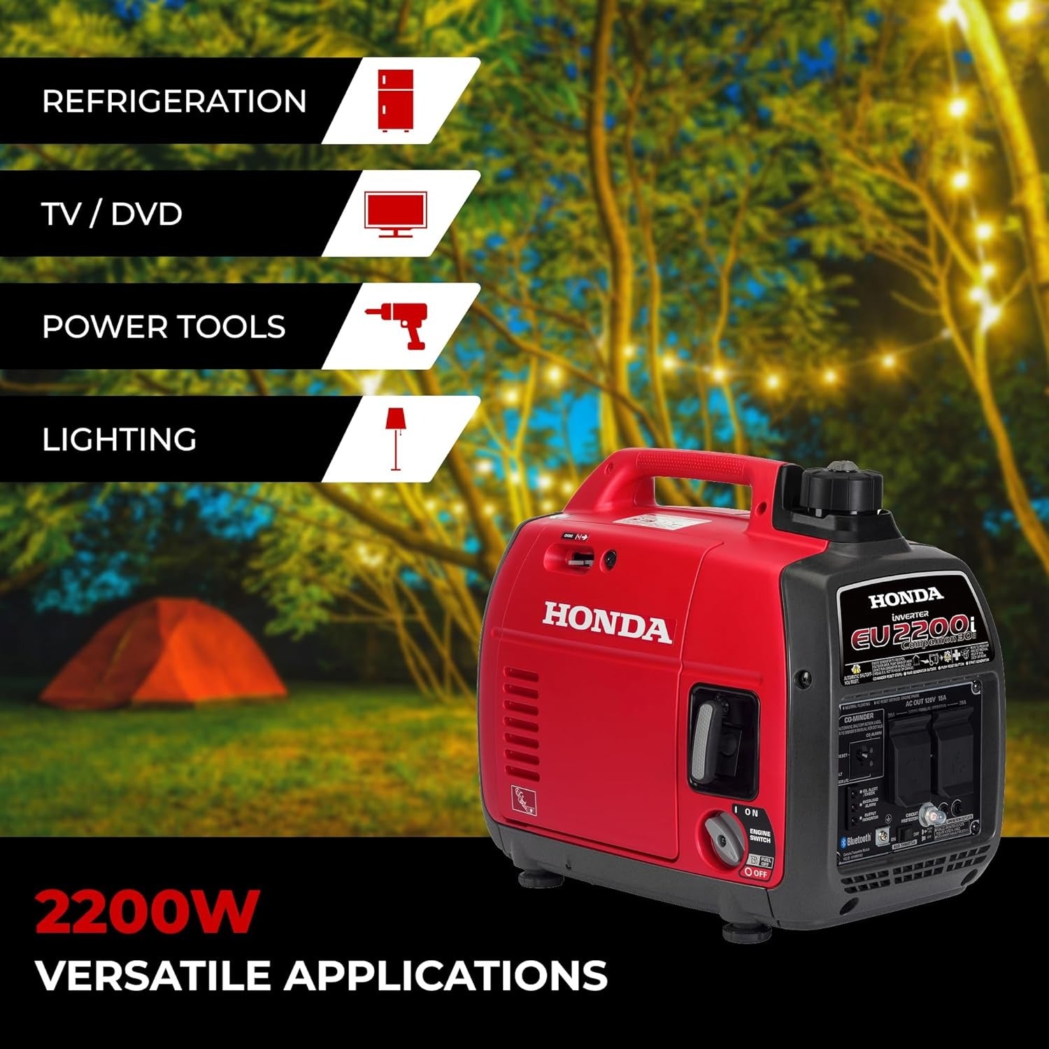EU2200ITAN Quiet RV Generator