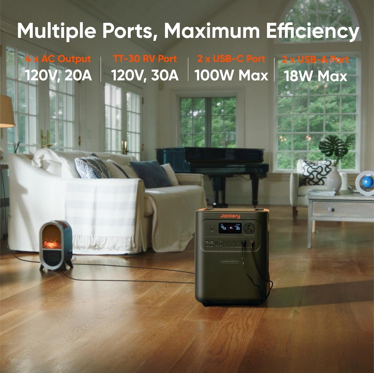 HomePower 3600 Plus Portable Power Station 3584Wh