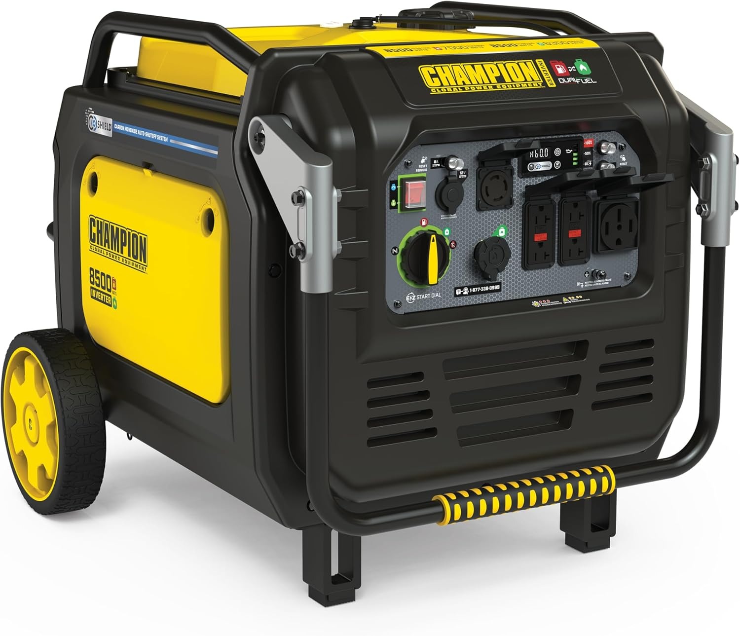 Dual Fuel Inverter Generator 8500W Electric Start