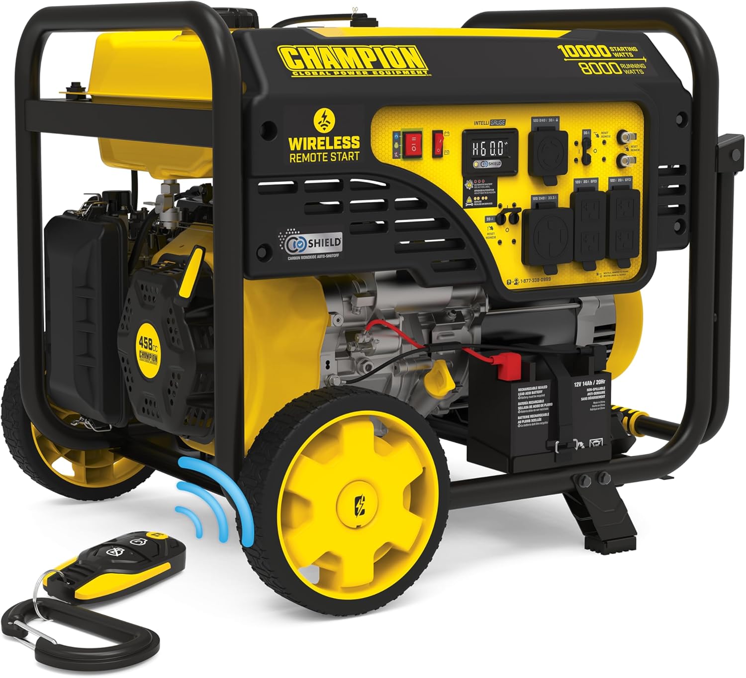 Portable 10000W Remote Start Generator