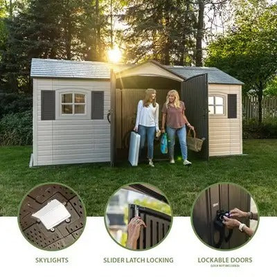 Outdoor Storage Shed Heavy Duty 15x8 Legacy Series