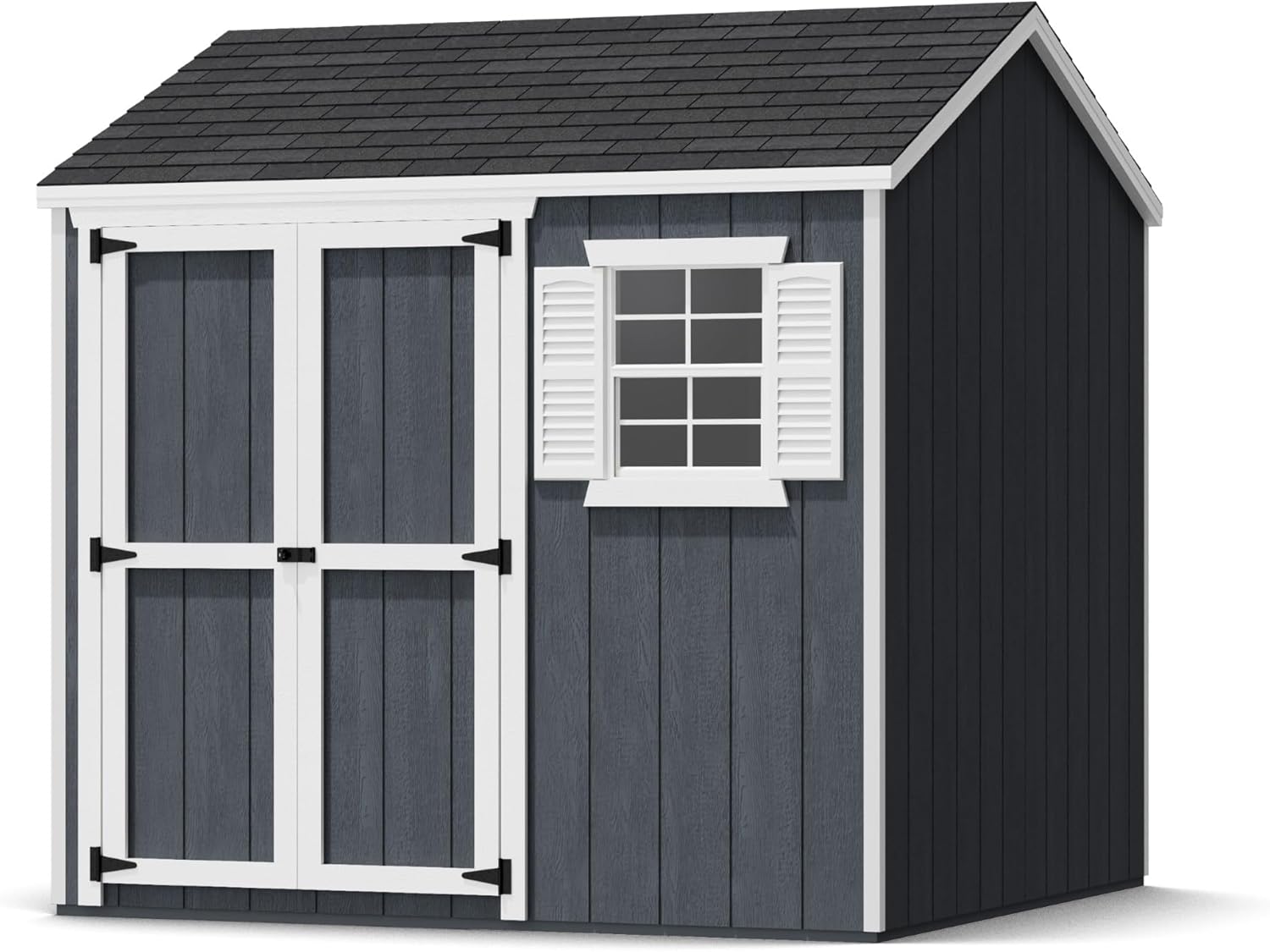 Wood Storage Shed Kit Workshop Style 8x8 Heavy Duty