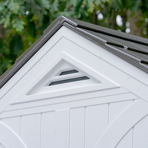 Resin Outdoor Storage Shed With Floor 8x10