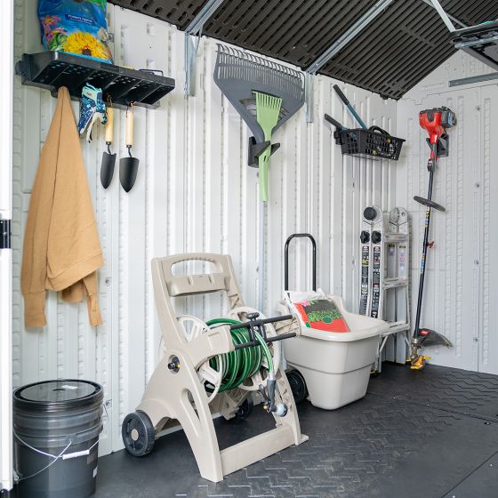 Resin Outdoor Storage Shed With Floor 8x10