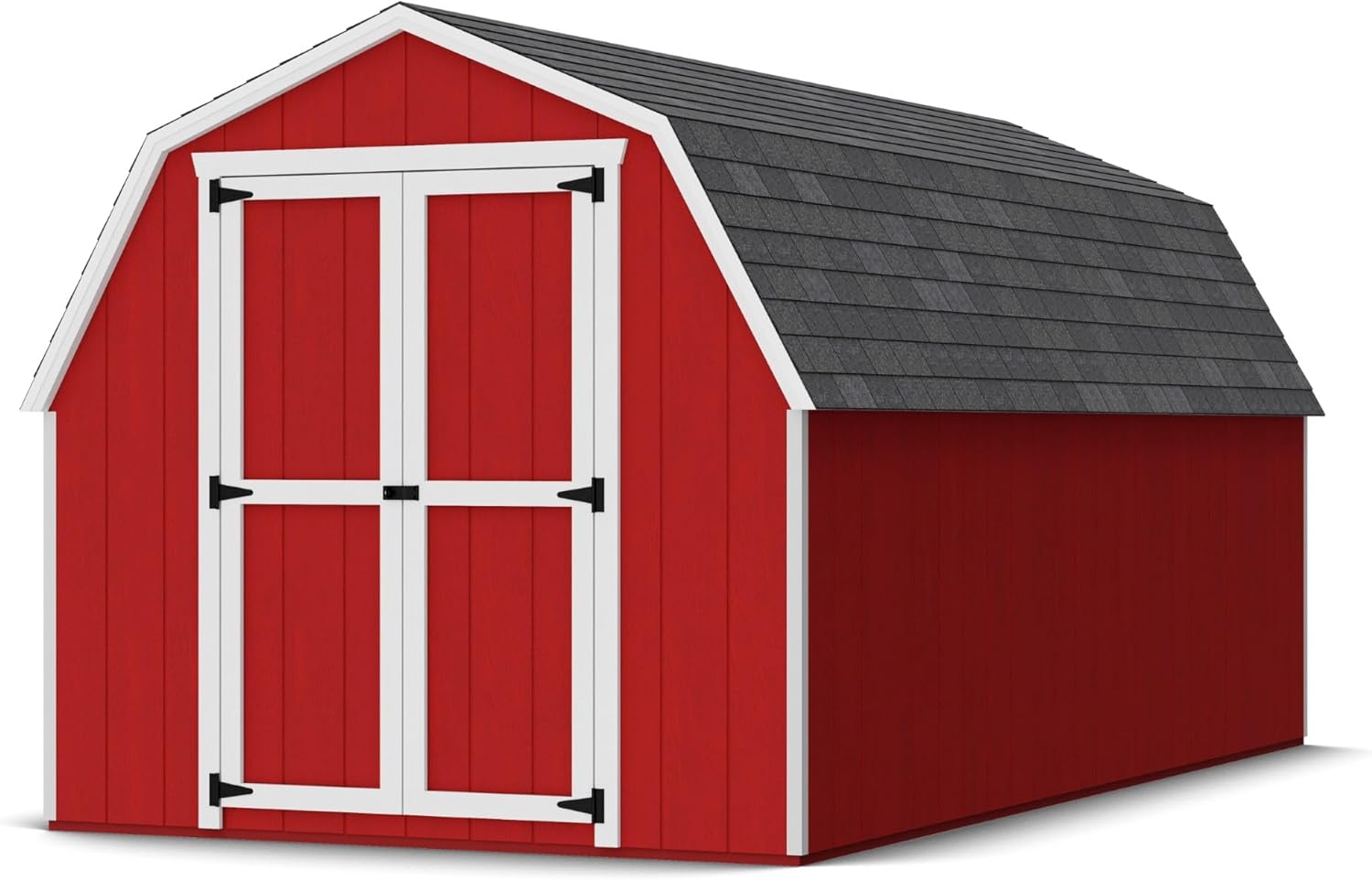 Wood Storage Shed Kit Barn Style 8x16 Gambrel Roof