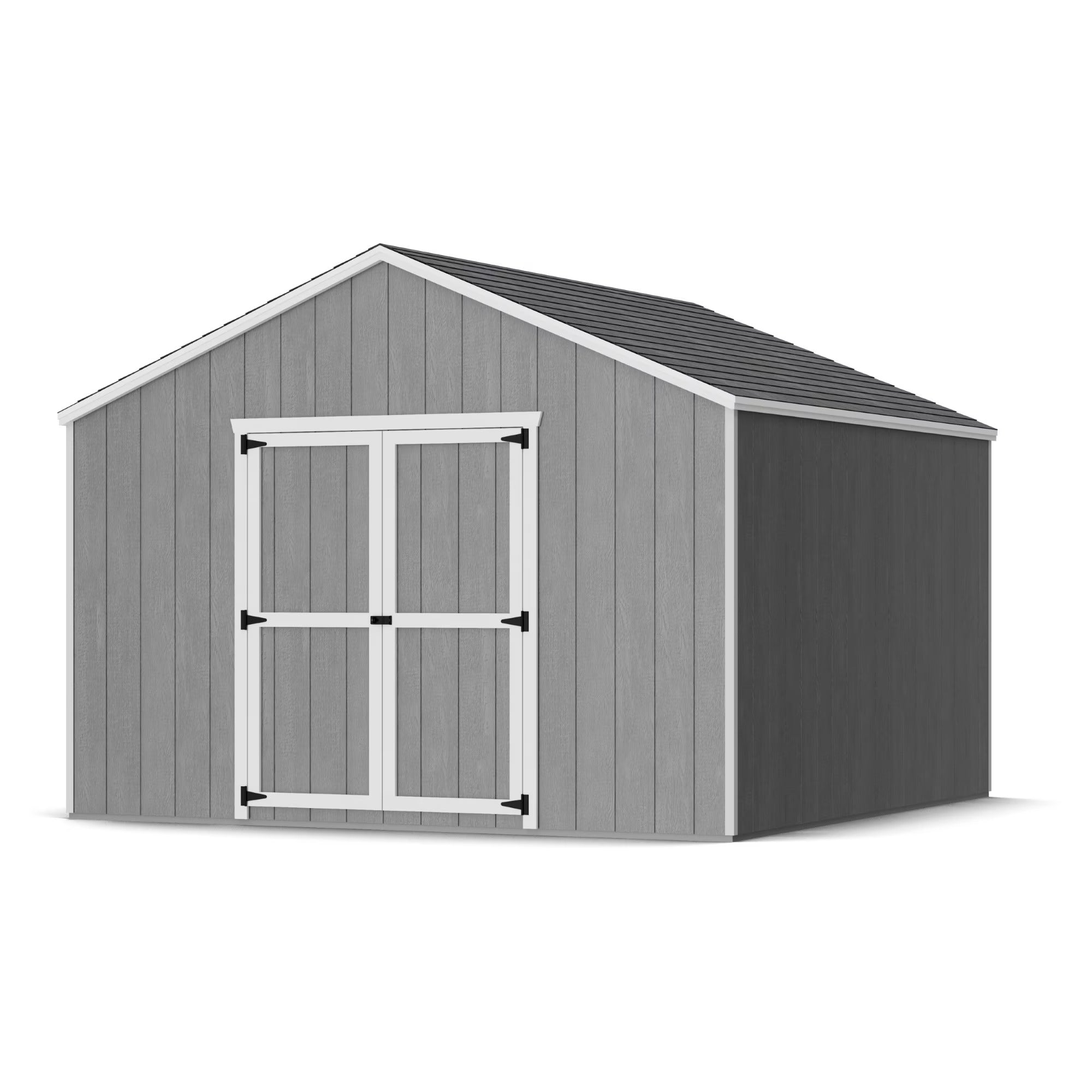 Wood Storage Shed Kit Gable Roof 12x12 Heavy Duty