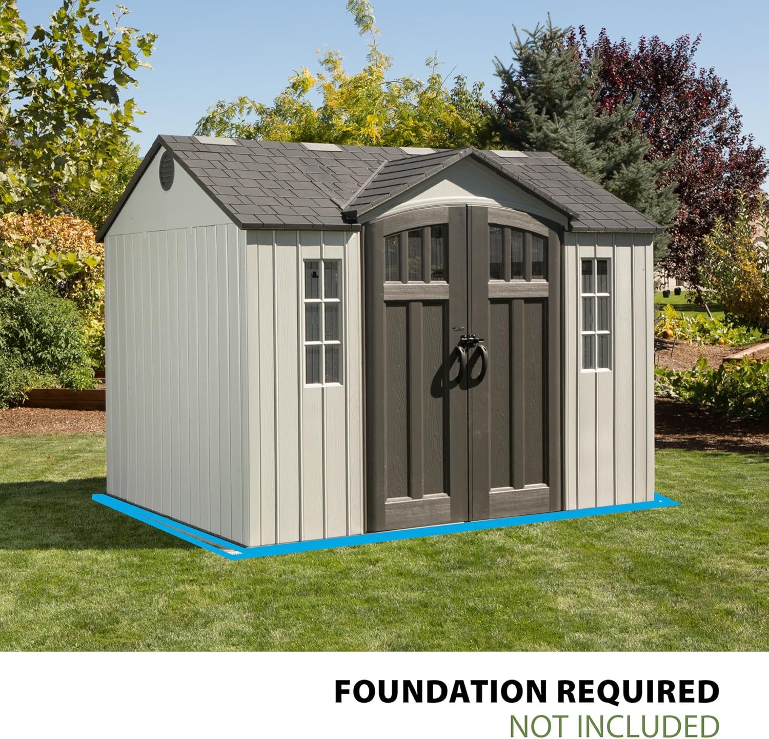 Outdoor Storage Shed Heavy Duty 10x8