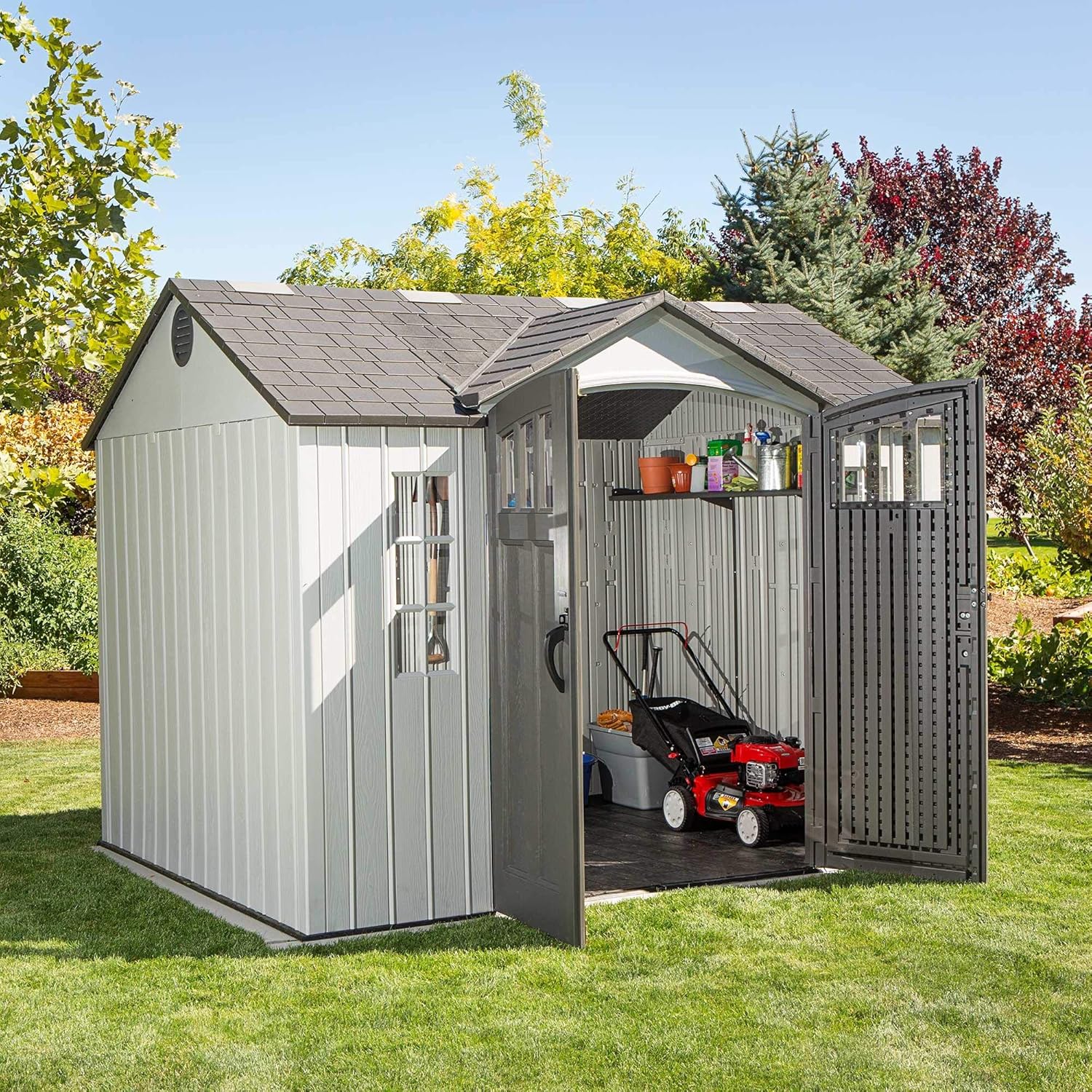 Outdoor Storage Shed Heavy Duty 10x8