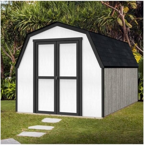 Outdoor Storage Shed With Floor 8x12 Heavy Duty