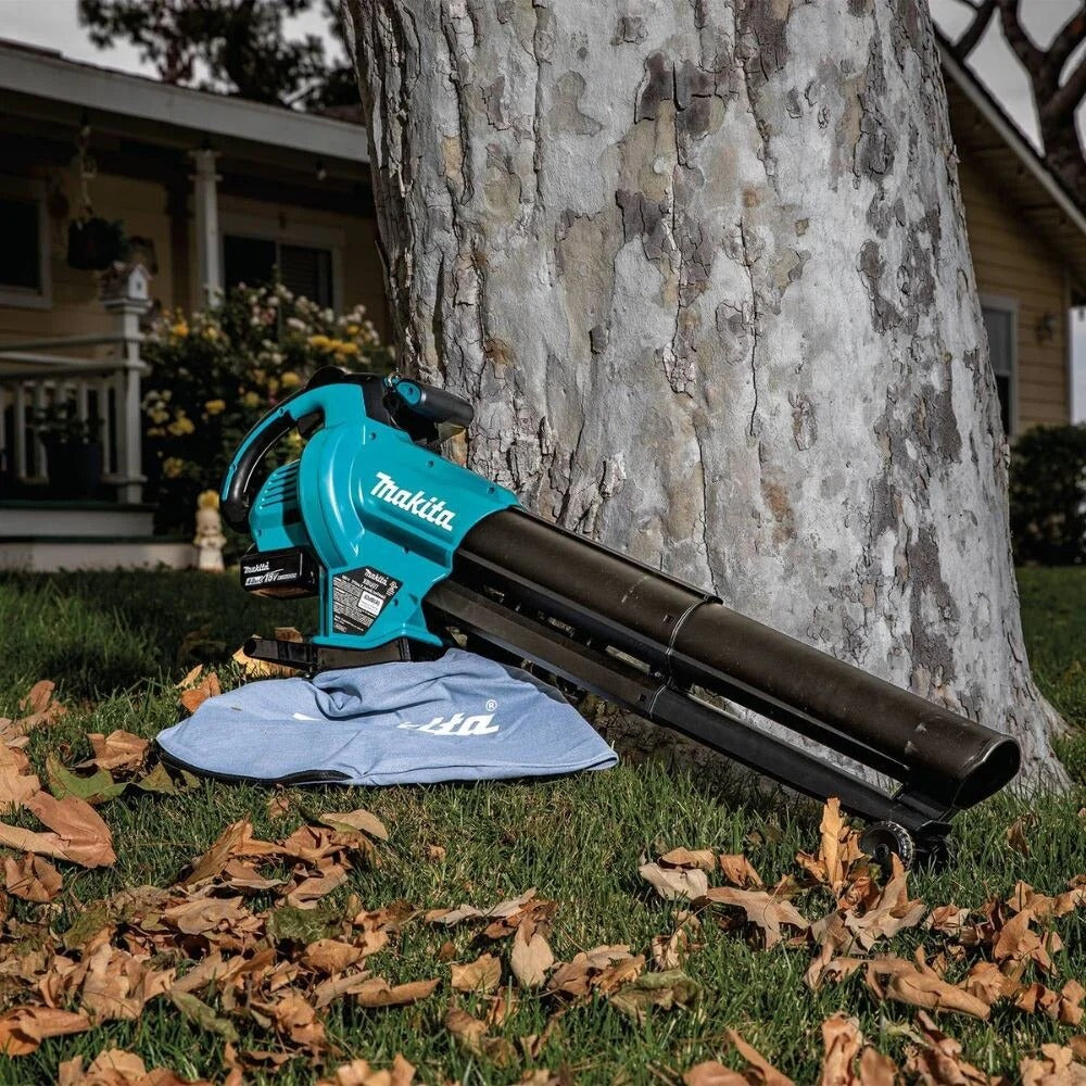 Makita XBU07SM1 18V Brushless Blower Vacuum Mulcher Kit