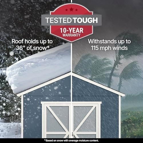 Wood Storage Shed DIY 10x12 Without Floor