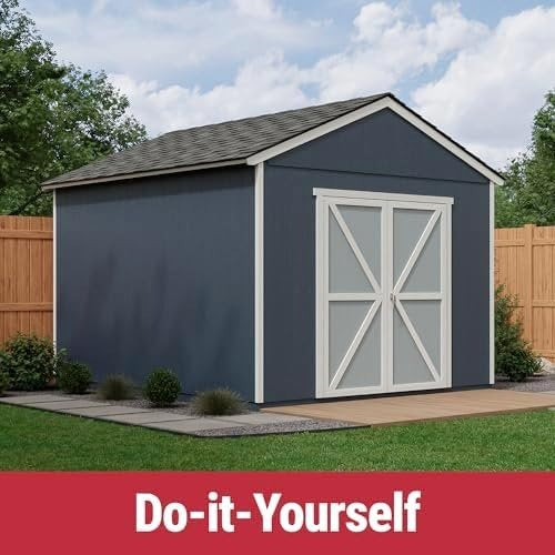 Wood Storage Shed DIY 10x12 Without Floor