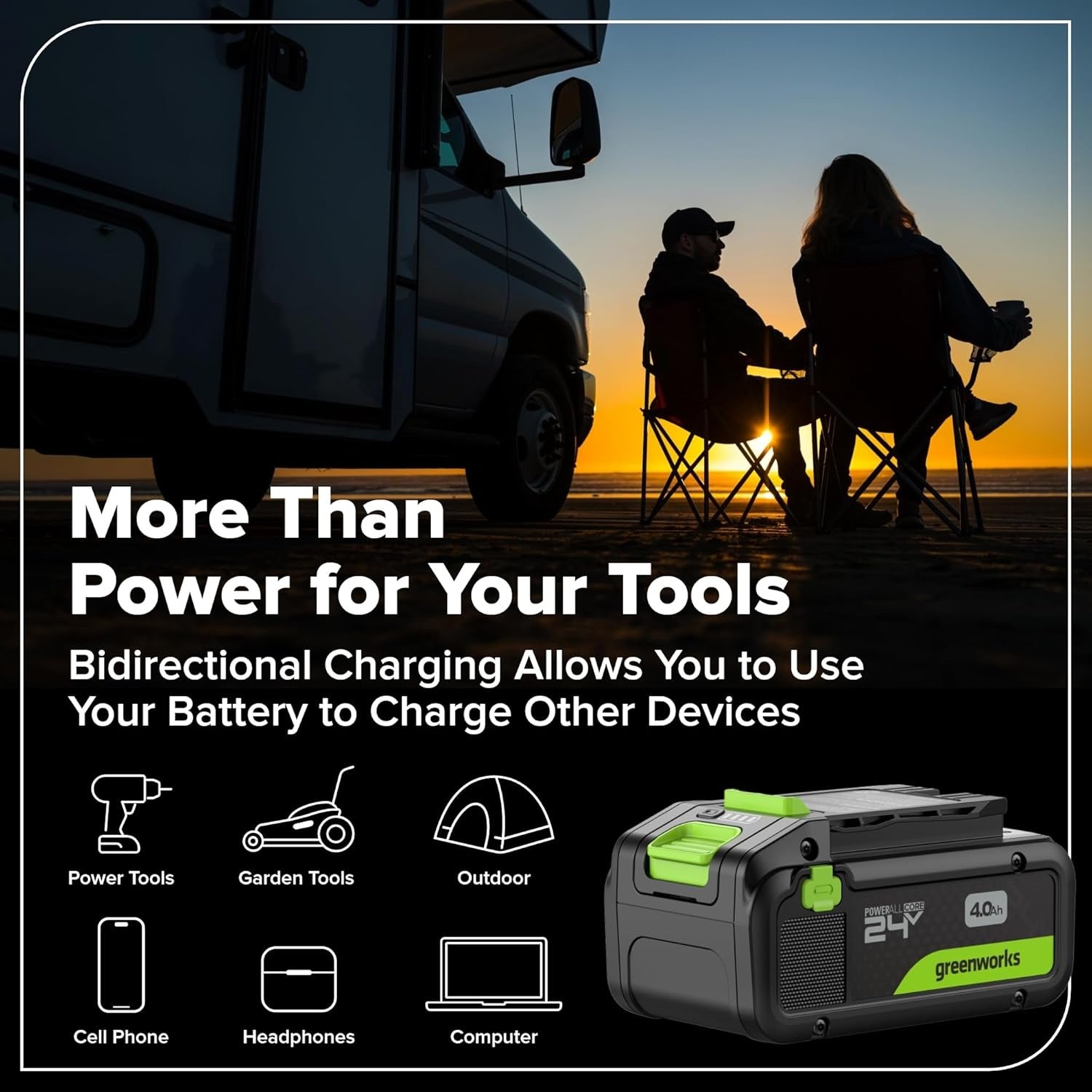 GREENWORKS 24V 8-Tool Combo Kit