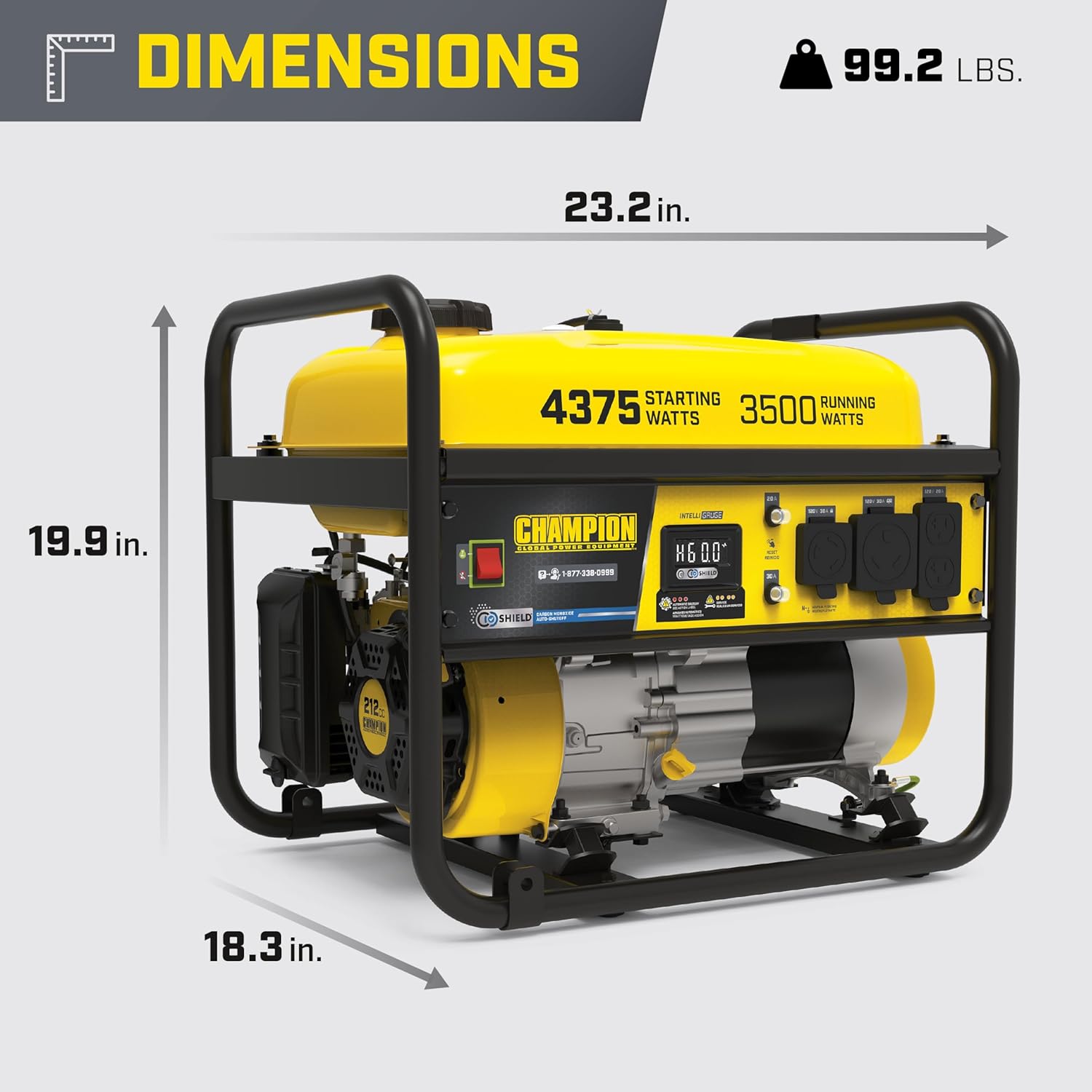 Portable 4375W RV Generator