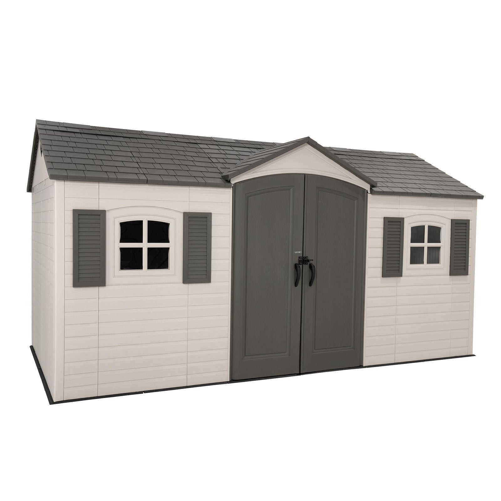 Outdoor Storage Shed Heavy Duty Resin 15x8