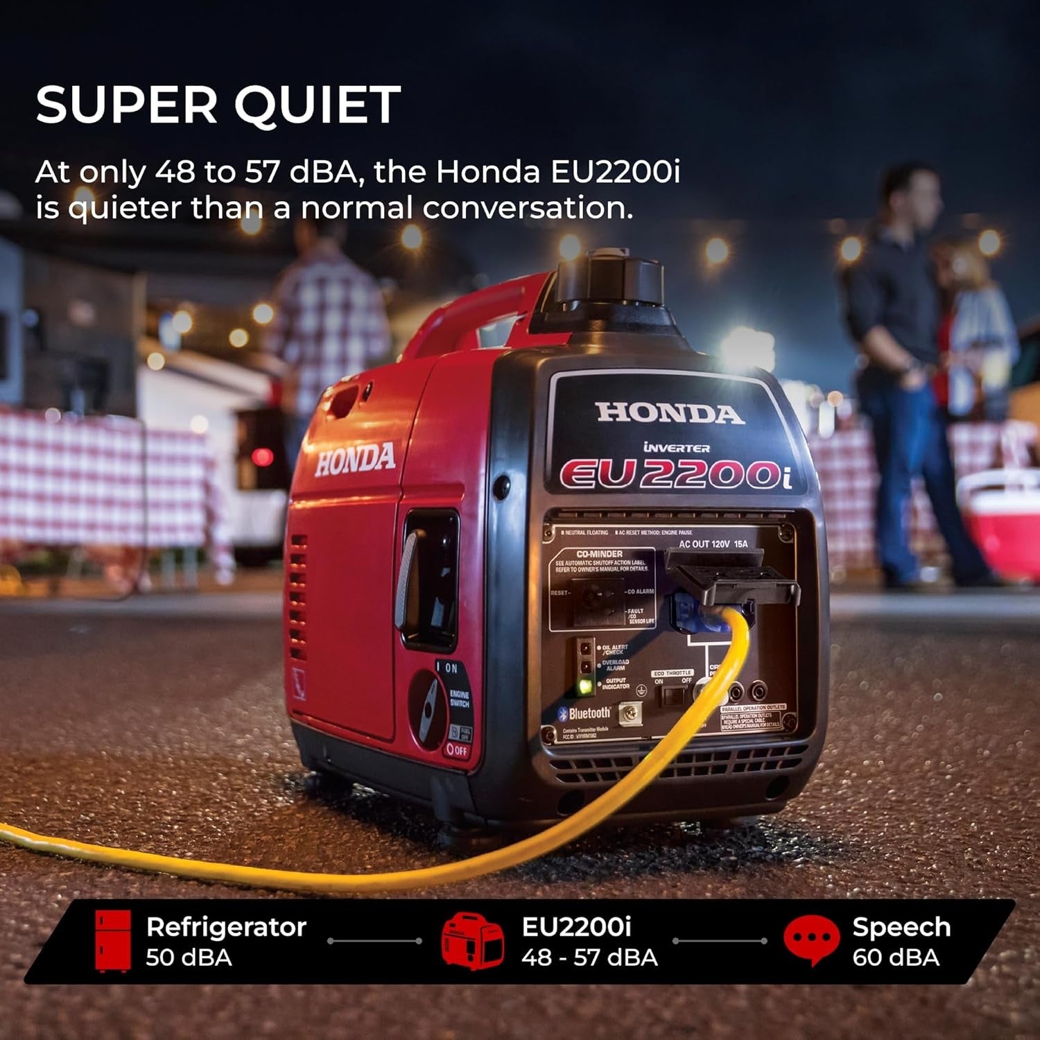 Portable Quiet Inverter Generator 2200W
